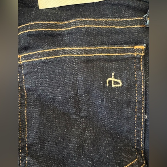 NEW Rag & Bone Heritage High Rise Skinny Jeans Dark Wash Size 27 - Picture 15 of 15